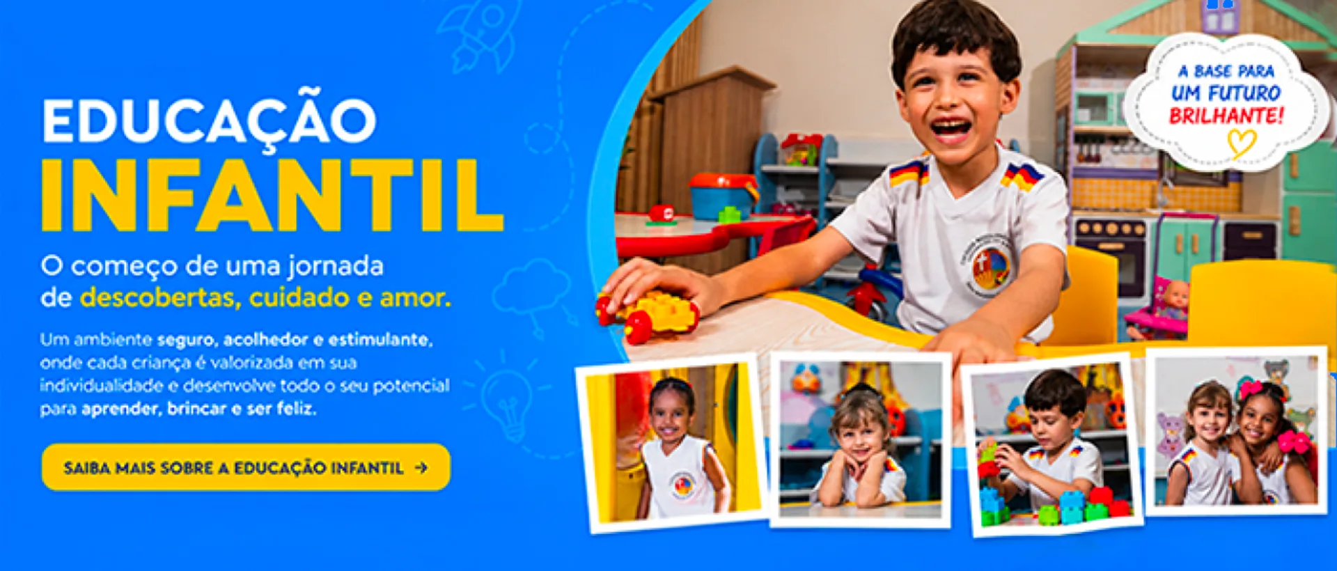 Educação Infantil CNSLUZ: o começo de uma jornada de descobertas, cuidado e amor.